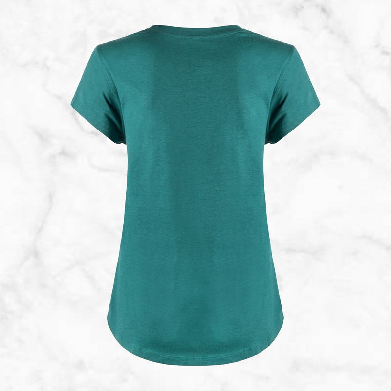 Ladies Short Sleeve Jersey Crew Neck