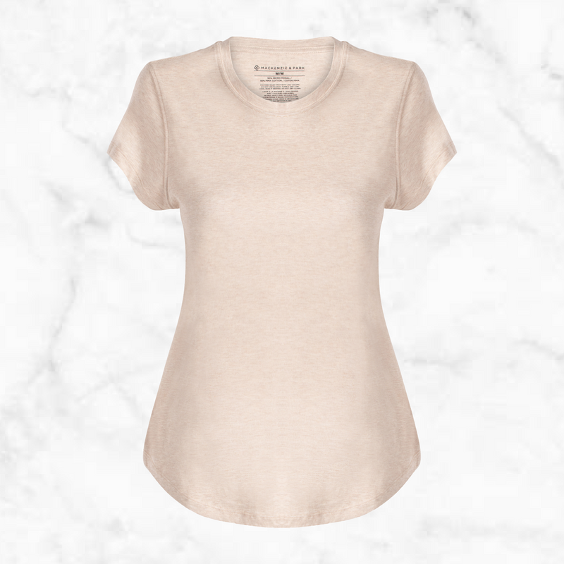 Ladies Short Sleeve Jersey Crew Neck